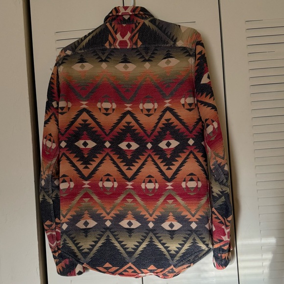 Vintage Polo Ralph Lauren RL RRL Wool Flannel Shirt Navajo Aztec Kanye Yeezy YZY - Picture 10 of 16